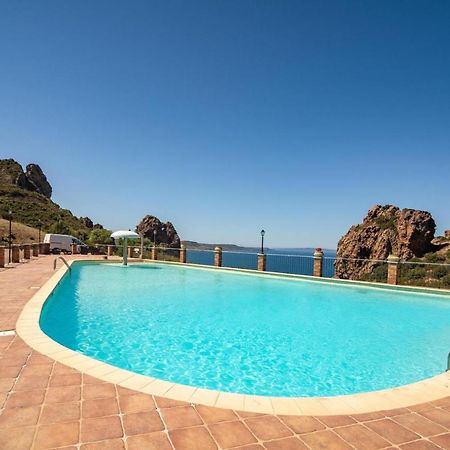 Вілла L'Estasi Tanca Piras A Bordo Piscina Con Vista Mare Nebida Екстер'єр фото