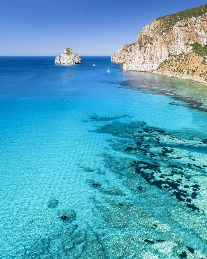 Вілла L'Estasi Tanca Piras A Bordo Piscina Con Vista Mare Nebida Екстер'єр фото