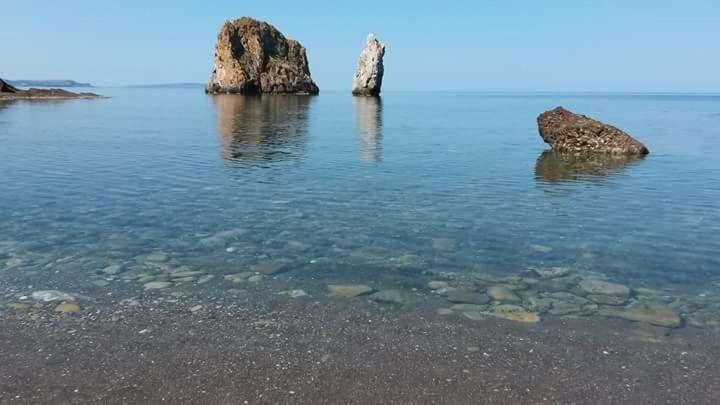 Вілла L'Estasi Tanca Piras A Bordo Piscina Con Vista Mare Nebida Екстер'єр фото